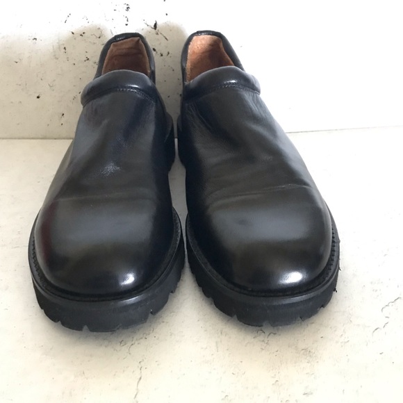 Jenny-B Black Flats Size 5 Purple Lug Soles